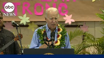 Biden, first lady survey damage from deadly Maui wildfire l GMA