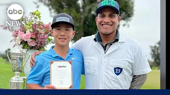 13-year-old looking to make golf history