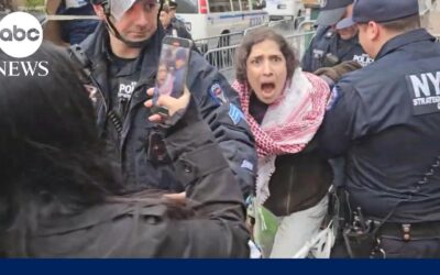 Pro-Palestinian demonstrators arrested at Columbia University