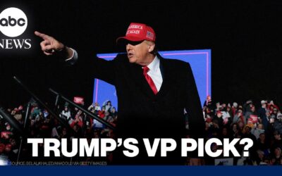 Who will Donald Trump pick as his vice president?