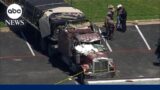 1 dead after man steals truck, rams precinct: Investigators