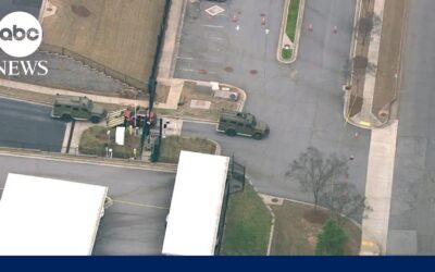 Driver rams car into gate of FBI Atlanta bureau