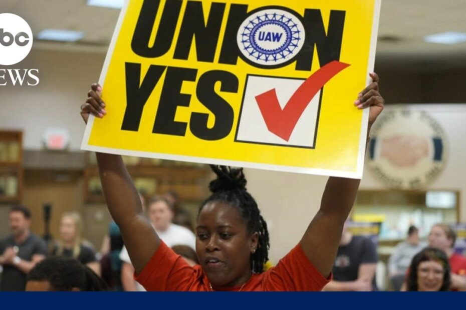 Tennessee Volkswagen workers vote to join union