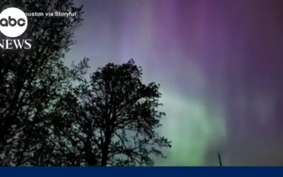 Rare solar storm creates Northern Lights spectacle across US