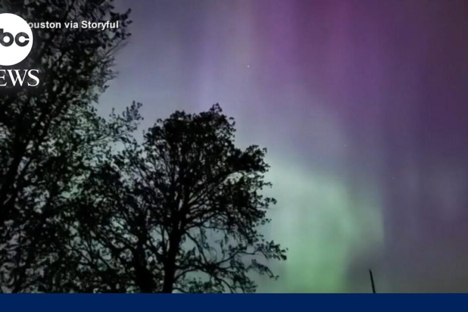 Rare solar storm creates Northern Lights spectacle across US