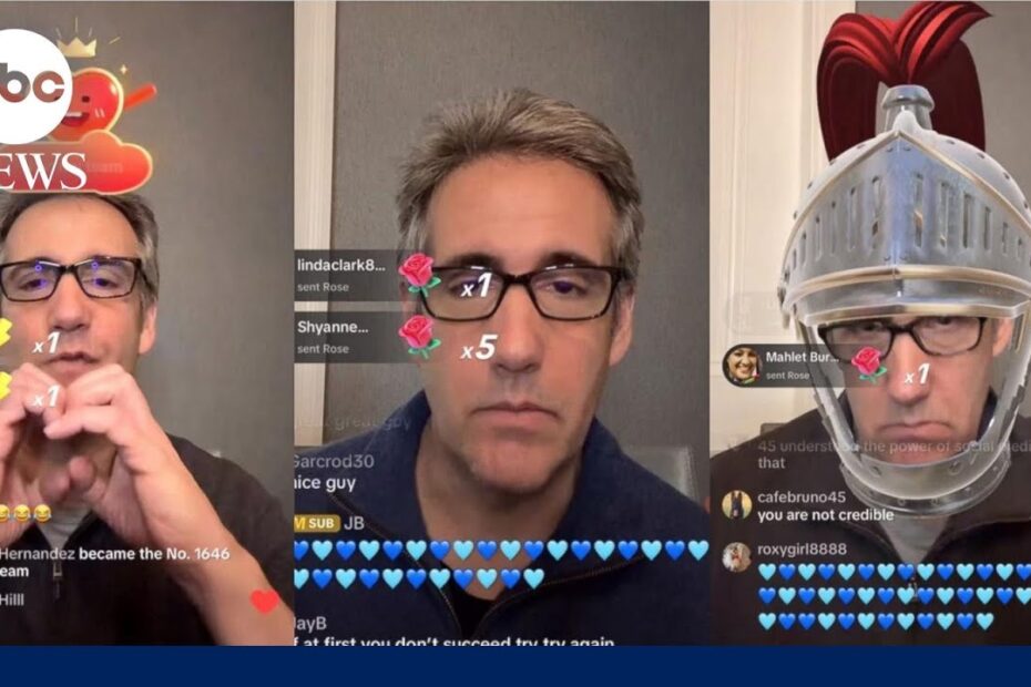 Michael Cohen cashing in on Trump trial with TikTok livestreams