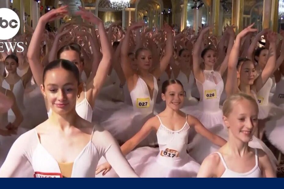 353 ballerinas broke the world record for dancing on pointe in one place
