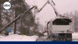 Hundreds of thousands without power after wintry weather slams New England