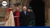 King Charles III makes appearance on Easter