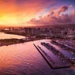 Waikiki Sunset 50 Minutes Helicopter Doors On/Doors Off Tour