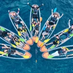 Pingtung: Xiaoliuqiu Sagittarius Club – SUP stand-up paddle/transparent canoe/dragon boat board experience