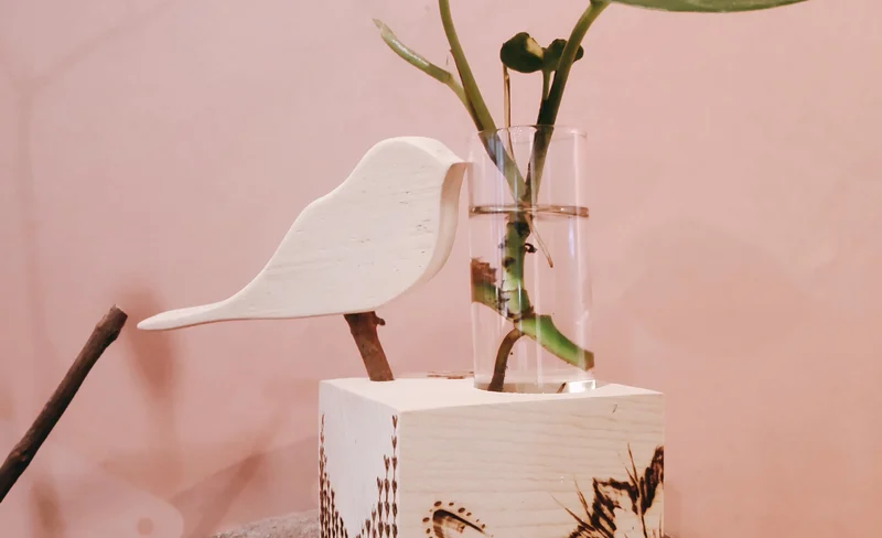 Wooden Vase DIY Experience in Yilan by Baimi Clogs Museum