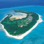 Minna island sea bathing with marine activity from Toguchi port