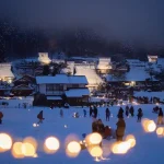 Kyoto: Kiyomizu-dera Temple & Miyama Thatched House No Sato Snow Light Gallery Night Light Up Day Tour (Small Group Departs from Osaka)