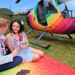 Romantic Kona Coffee and Landing Private Helicopter Tour