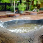 Outdoor Hot Spring at Spendtime Coffee