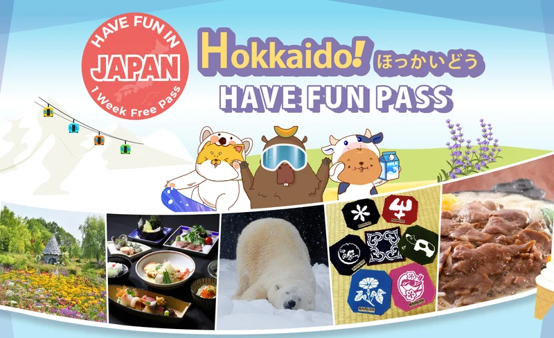 Have Fun in Hokkaido Pass (1 Week Free Pass)