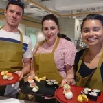 Tsukiji Fish Market Tour and ABC Cooking Travel Sushi Cooking Class in Tokyo