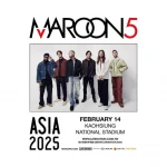 Maroon 5 Concert 2025 Kaohsiung | Maroon 5 Asia 2025 – Kaohsiung | Kaohsiung National Stadium