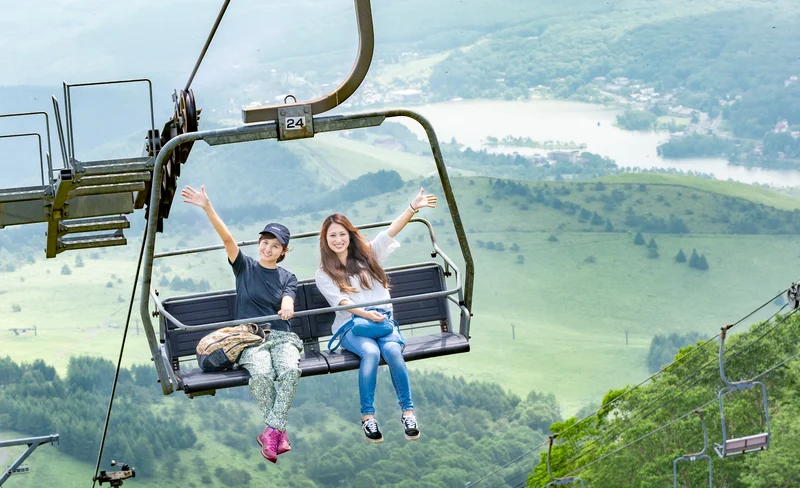 Kurumayama Kogen SKYPARK Ropeway Round-trip Admission in Chino