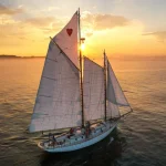 Sunset Windjammer Cruise Along the Coast of Portland, Maine