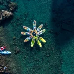 Ruifang, New Taipei | Capybara Junyan (Elephant Trunk Rock) SUP stand-up paddle | Professional aerial photography