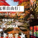 Customized Fukuoka Chartered One-Day Tour: Autumn Leaves Special Collection Kawachi Fujien Garden & Raizan Senyokuji Temple & Mifuneyama Land & Environmental Art Forest