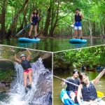 Iriomote Island Splash Canyoning and SUP or Canoe at Mangrove Forest