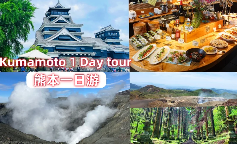 Kumamoto 1 Day Tour from Fukuoka with Lunch