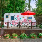 Glamping in Chiayi by Poetic Floral Caravan