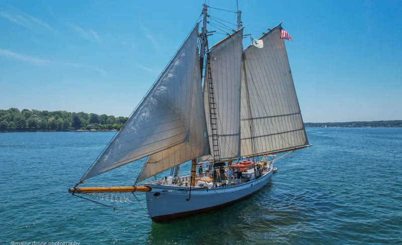 Afternoon Windjammer Cruise Along the Coast of Portland, Maine